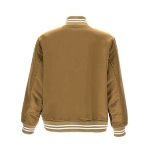 Nouveauté Veste universitaire en satin avec bouton avant personnalisé, vente en gros de bombardiers, lettres, vêtements universitaires, veste universitaire en satin pour hommes - Product Image 2