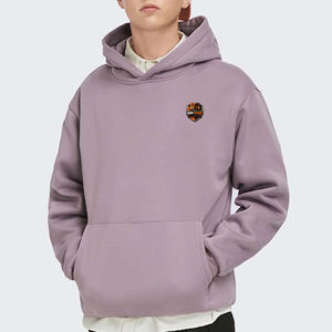 Sweat à capuche décontracté surdimensionné pour homme, 100 % coton, léger, anti-plis, écologique, avec logo personnalisé OEM de haute qualité - Product Image 1