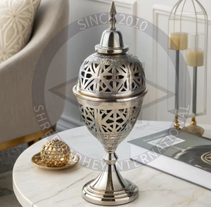 Diffuseur d'encens et brûleur d'aromathérapie en laiton Shree Radhey, luxe moderne, écologique, 100% naturel, anti-odeur, bois de santal - Product Image 2