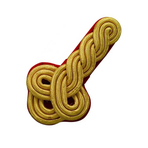 Épaulettes personnalisées 2026, insignes de grade brodés, badges d'uniforme personnalisés à vendre en gros, service OEM - Product Image 2