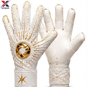 Gants de gardien de but unisexes pour adultes, en cuir PU, protection des doigts et du pouce, fermeture auto-agrippante, vente en gros - Product Image 6