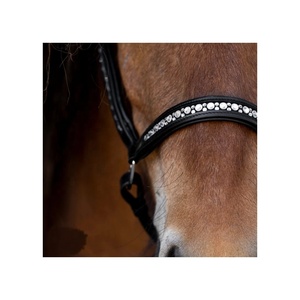 Rub International 7860H Último diseño Caballo Ecuestre Cuero Halter Hot Fix Chain Tamaño personalizable Logo Durable Mejor precio - Product Image 3