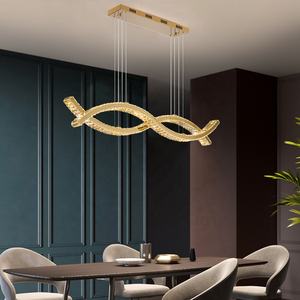 Lampadario in Cristallo di Lusso per Bancone, Illuminazione Moderna e Semplice per Sala da Pranzo - Product Image 2