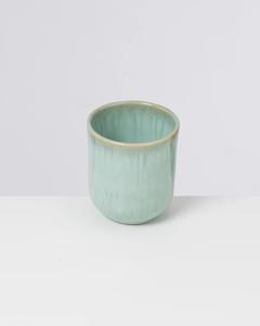 Tasse à café élégante en céramique avec glaçure réactive rose pâle, corps arrondi, poignée confortable, maintien de la chaleur pour une décoration de cuisine chic - Product Image 6