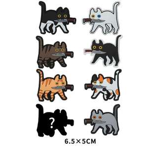 Custom Cute Dog PVC Patch Soft Rubber Iron On <b>Animal</b> Badge Eco Friendly Garment Decoration Patch for Clothing Bags Hats Backpack - Product Image 5