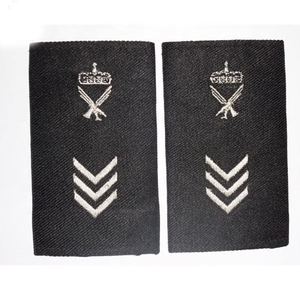 Epaulettes de Hombro Duraderas de Alta Calidad al por Mayor Directo de Fábrica - Lona de Algodón/Poliéster con Logotipo Personalizado Bordado a Mano - Product Image 4