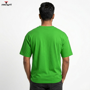 Camiseta Deportiva Personalizada al por Mayor, Estampada, para Gimnasio, Talla Grande para Hombre, 100% Algodón, Gruesa, Transpirable, Muy Popular - Product Image 6