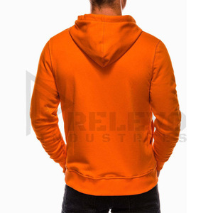 เสื้อฮู้ดดี้ผู้ชาย 430 กรัม ผ้าฟลีซ ทรงปกติ ด้านหน้าสีพื้น ย้อมสีแบบแอซิดวอช พิมพ์ลายดิจิทัล ผ้าฝ้าย 100% สไตล์สตรีทแวร์สำหรับฤดูใบไม้ผลิ - Product Image 3