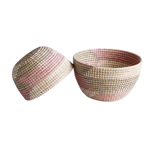 Panier de rangement polyvalent en jonc de mer renouvelable pour les essentiels de pique-nique et l'aménagement intérieur d'inspiration naturelle - Product Image 2
