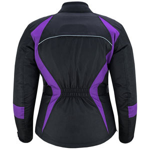 Veste en textile pour femmes, toutes tailles, coupe ajustée, pour la moto et les courses automobiles, veste de moto en Cordura pour femmes - Product Image 6
