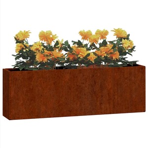 Pot à fleurs mural rustique en métal galvanisé pour plantes vertes - Product Image 2