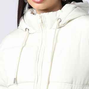 Regular Size Unisex Puffer <b>Jacket</b> Outerwear High Street Spring Lightweight Warm <b>Long</b> Sleeves Zip Closure - Product Image 5