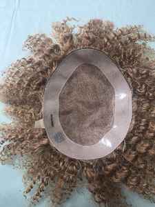 Prótesis Capilar de Cabello Humano Remy Indio con Rizos Kinky para Hombre, Base Mono - TAZ HAIR BANGLADESH - Product Image 3