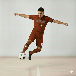 Tenue de football respirante à prix de gros, ensemble uniforme de sport unisexe nouvelle saison, kit de football rayé avec nom d'équipe appliqué - Product Image 6