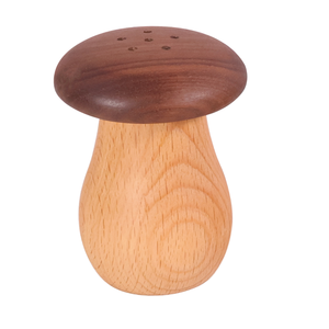 Boîte à cure-dents élégante en bois massif au design champignon et support à cure-dents fait main pour la décoration de table - Product Image 3