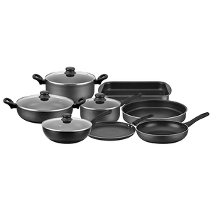 Ensemble de cuisson antiadhésif avancé conçu avec un revêtement en granit triple couche, noyau en aluminium durable, intérieur résistant aux rayures - Product Image 1