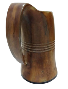 FAIZA CRAFT Tasse à boire en corne de buffle naturelle sculptée à la main avec motif viking pour bière, whisky, hydromel, décoration de bar vintage médiévale - Product Image 4