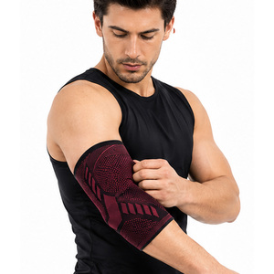 Manchons de protection en caoutchouc respirant et extensible pour les coudes, antidérapants, pour hommes, idéaux pour la gym et le sport – Vente en gros - Product Image 5