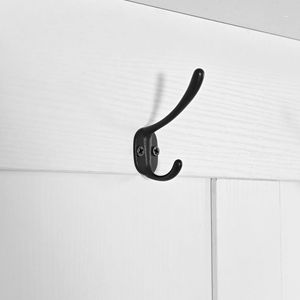 Appendiabiti con panca per scarpe e ripiani a muro Hall albero con pannello per ingresso corridoi e camere da letto - Product Image 6