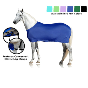 Manta impermeable verde para caballo con gran solapa para la cola y doble cierre en el pecho para uso en exteriores en todas las estaciones - Product Image 5