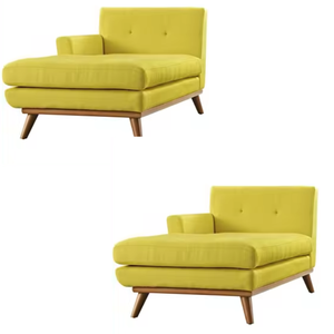 Chaise longue en tissu durable super confortable pour salon et chambre à coucher Meubles Design moderne Couleur personnalisable - Product Image 3