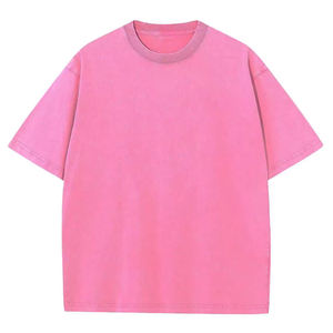 เสื้อยืดเปล่าแบบย้อมสีเอซิด ผู้ผลิตเสื้อยืดสั่งทำพิเศษ ผ้าฝ้าย 100% เสื้อยืดโอเวอร์ไซส์ผู้ชาย สตรีทแวร์ ขายส่ง - Product Image 1