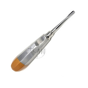 Élévateur de racine robuste en acier inoxydable durable, instrument chirurgical dentaire pour les procédures d'extraction et d'élévation dentaire - Product Image 5