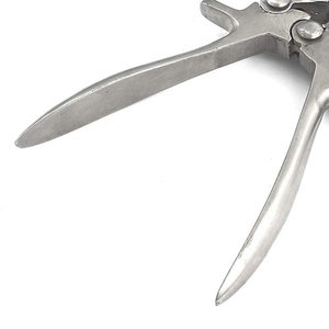 Pinces de castration Burdizzo pour bovins, en acier inoxydable argenté, instruments vétérinaires de haute qualité - Product Image 2