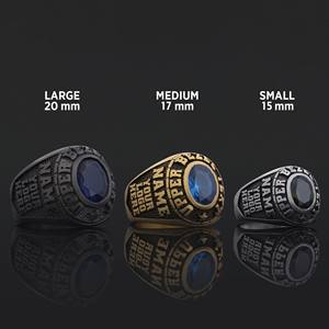 แหวนสั่งทำ BOJ รุ่น 001 สลักชื่อและโลโก้ตามต้องการ แหวนเงินแท้ 925 ชุบทอง ดีไซน์ทำมือ ราคาพิเศษ - Product Image 2