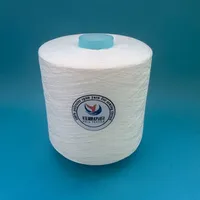 Benang Polyester Spun 40/2, Benang Serat Staple Polyester 100%, Benang Virgin High Tenacity untuk Produksi Benang Jahit Industri