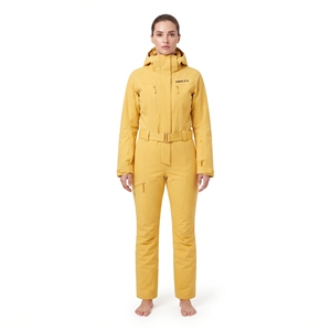 Mono de Esquí Impermeable Amarillo para Mujer Hawkeye, con Capucha, Cierre de Cremallera, Aislamiento Sintético, Ropa para Nieve al Aire Libre - Product Image 1