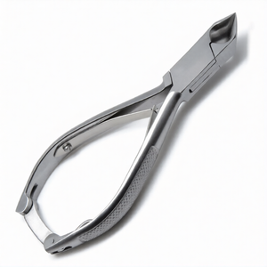 <b>Toe</b> Nail Cutter 5.5 Inch Moon Shaped Stainless Steel Nail Clipper with Back Lock Professional Pedicure Nail Trimmer Tool - Product Image 1