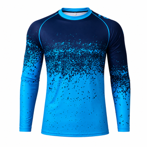 เสื้อแรชการ์ดแขนยาวพิมพ์ลายแบบ Heat-Transfer สำหรับผู้ชาย รุ่นใหม่ปี 2026 จาก Micah Corporation ระบายอากาศได้ดี แห้งเร็ว เหมาะสำหรับเล่นกีฬาและเล่นเซิร์ฟ - Product Image 3