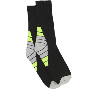 Chaussettes habillées classiques en coton de haute qualité pour hommes, couleur unie, séchage rapide, avec logo sous le pied, pour gentlemen - Product Image 1