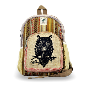 Sac à dos en coton et chanvre, alternative écologique et élégante - Product Image 1