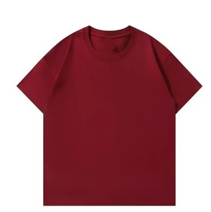 Camiseta Gris de Cuello Redondo y Manga Corta, Corte Regular, Color Sólido, Informal, Tejida, para Hombre, Modelo 2026, Diseño Personalizado, OEM, ODM - Product Image 2