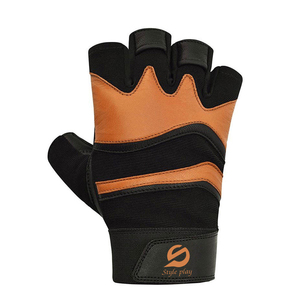 Custom Logo Half Finger Gym <b>Gloves</b> Fitness Exercise with Anti-Sweat Palm Grip Padded Breathable Gym <b>Gloves</b> - Product Image 2