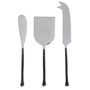 เครื่องตัดเนยโลหะแบบยาวเต็มรูปแบบเครื่องตัดชีสใบมีดชุบเงินแบบเรียบง่ายสแตนเลสสตีล - Product Image 1