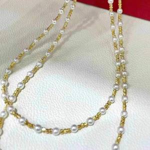 Colliers superposés tendance automne-hiver, perles de culture d'eau douce de 4-5 mm, perles de radium S925, chaîne de clavicule - Product Image 5