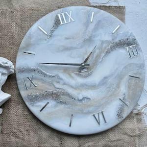 Unique Decorative Resin Wall <b>Clock</b> With Artistic Handmade Design For Stylish Apartment Wall Decoration - Product Image 4