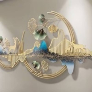 Modern Design Metal Wall Decor Home Decoration Pieces Luxury High Quality Metal Wall Arts From Indian Supplier Metal <b>Vases</b> - Product Image 1