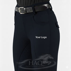 กางเกงขี่ม้า OEM ทนทานด้วยซิลิโคนกันลื่น ให้ประสิทธิภาพสูง สวมใส่สบาย ยืดหยุ่นได้ดี พร้อมขอบเอวกระชับพอดีตัว - Product Image 1