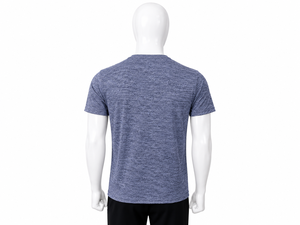 Aero Faster <b>Men's</b> <b>Red</b> Short <b>Sleeve</b> T-<b>Shirt</b> Regular Fit O-Neck Casual Front Knitted Breathable Quick Dry Polyester - Product Image 5