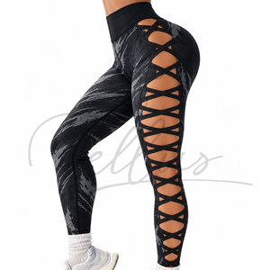 Leggings de Mujer de Alta Calidad con Diseño Moderno, Leggings Deportivos Ajustados de Cintura Alta con Efecto Push-Up para Fitness y Running - Product Image 2