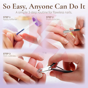 ที่ตัดหนังกำพร้าสแตนเลสสีดำด้านแบบมืออาชีพ, เครื่องมือกำจัดหนังกำพร้าแบบ Ergonomic สำหรับร้านเสริมสวย, อุปกรณ์ทำเล็บมือและเล็บเท้าระดับมืออาชีพ - Product Image 4