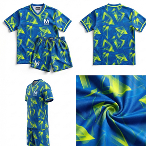 Ensemble de maillots de football personnalisés de haute qualité, sublimation, anti-transpiration, pour club et école - Product Image 6