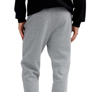 Men's Fleece Jogger <b>Trousers</b> Tapered Leg Elastic Drawstring Waist Sweatpants <b>with</b> Zipper Side <b>Pockets</b> and Ribbed Ankle Cuffs Fit - Product Image 2