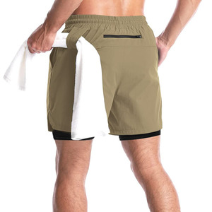 High Quality Summer Joggers Casual Unisex Custom Heavy <b>Weight</b> <b>Blank</b> Polyester Fleece Cotton Sweat Shorts for Men Sports - Product Image 2