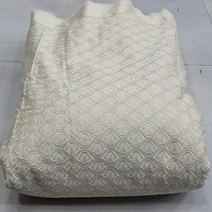 Tissu en polyester georgette respirant imprimé et brodé, écologique et de qualité supérieure, pour robes de mariée et sacs de créateur - Product Image 2
