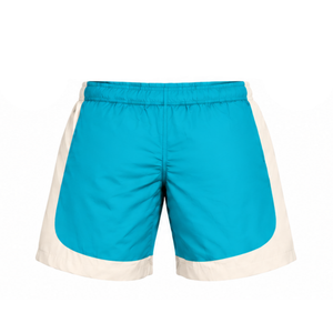 Pantalones Cortos Deportivos Color Cian Neutro, Ligeros, de Secado Rápido, Cintura Elástica, para Correr, Entrenamiento, Gimnasio, Deportes, Personalizables para Equipos - Product Image 2